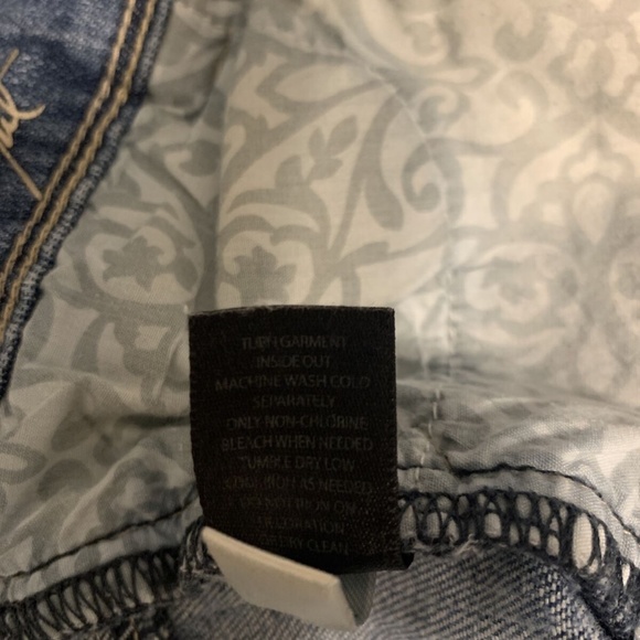 White House Black Market Denim Slim Crop Jean Pant Womans Reg 0 - Picture 12 of 12